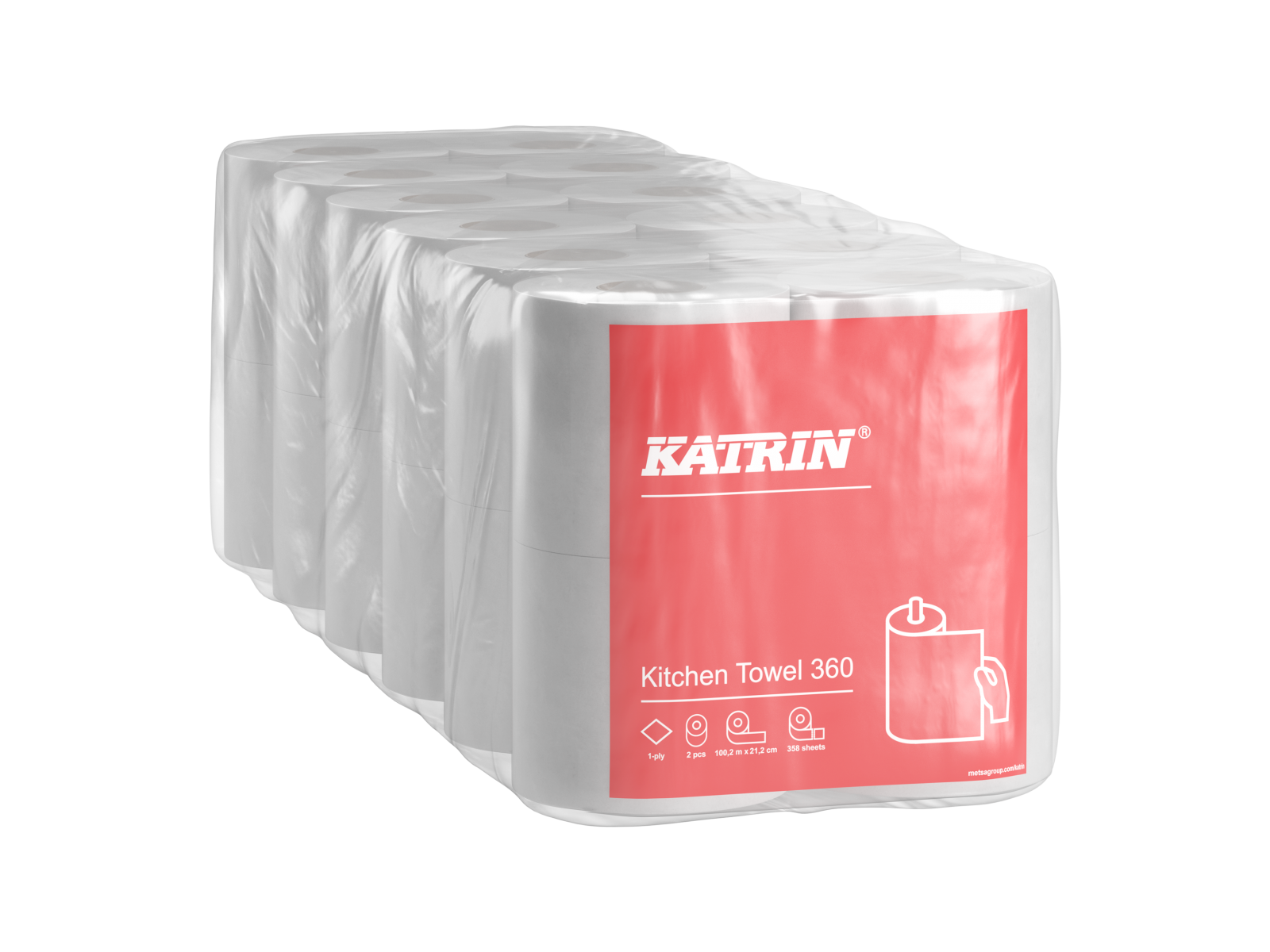 Ręcznik KATRIN MEGA 2467 100 metrów 2 rolki